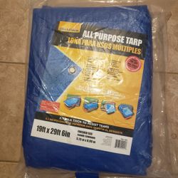 19'× 29.6" Blue Tarp New For 35.00 