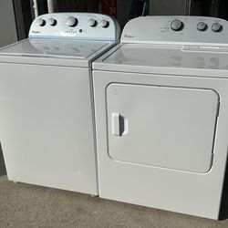 Whirlpool washer and electric dryer