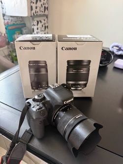 Canon EOS 800D Black w/ EF-S 18-55mm + EF-S 18-200mm + EF 75-300mm Lenses