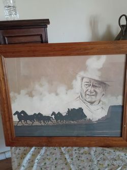 Wood framed Photo