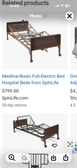 Electric medical bed