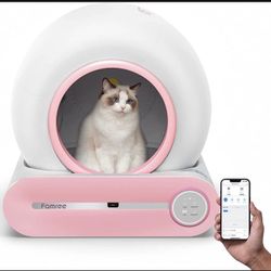 Famree Smart Self-Cleaning Cat Litter Box,Automatic Cat Litter Cleaning Robot  