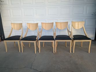 Five Wooden Chairs