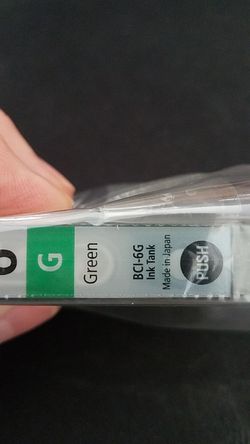 Canon BCI-6 green genuine ink cartridge
