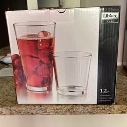 12 Piece Glassware set