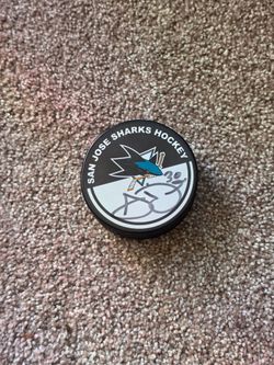 Signed #30 Arron Dell puck