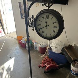 Backyard Outdoor Clock