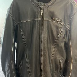 Harley-Davidson FXRG Leather Motorcycle Jacket – 2XL Tall