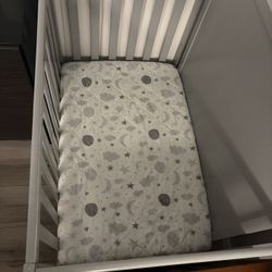 Crib,Mattress, Sheets, Play Matt & Rocking Horse 100 OBO