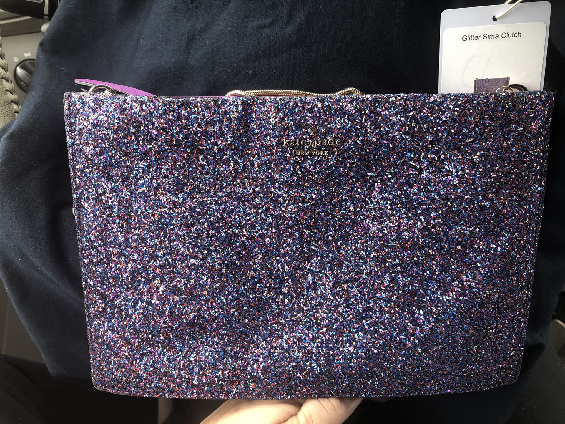 Kate Spade Glitter Clutch