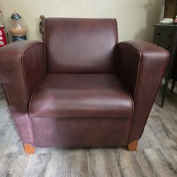 Armchair- Leather Look Home Theater Style 