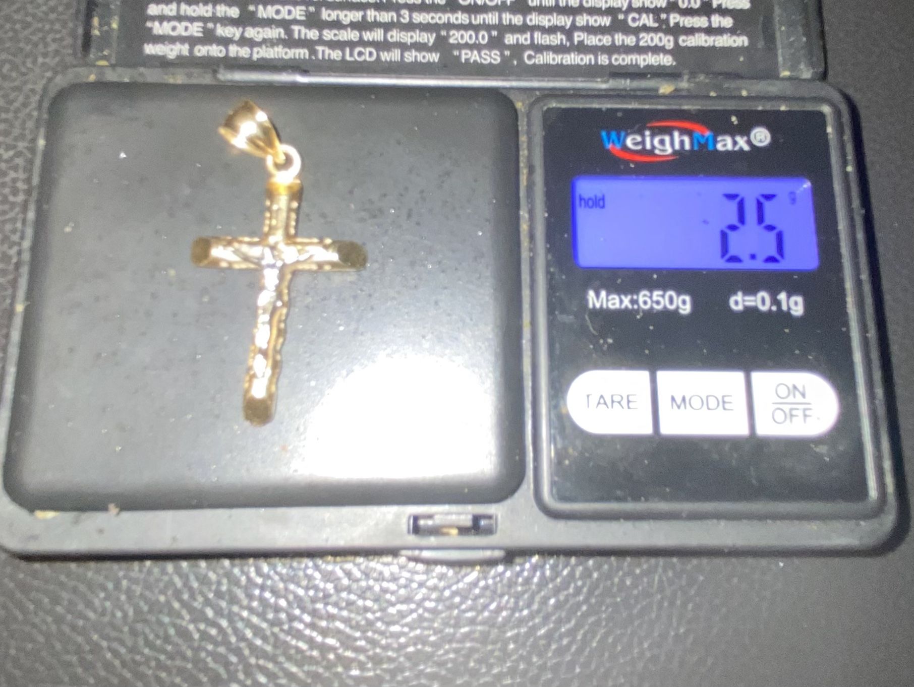 14k Gold Cross