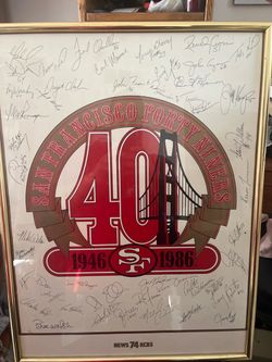 49ers 1986 40th Anniversary
