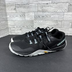 Merrell Womens Trail Glove 6 J135384 Black Running Shoes Sneakers Size 9