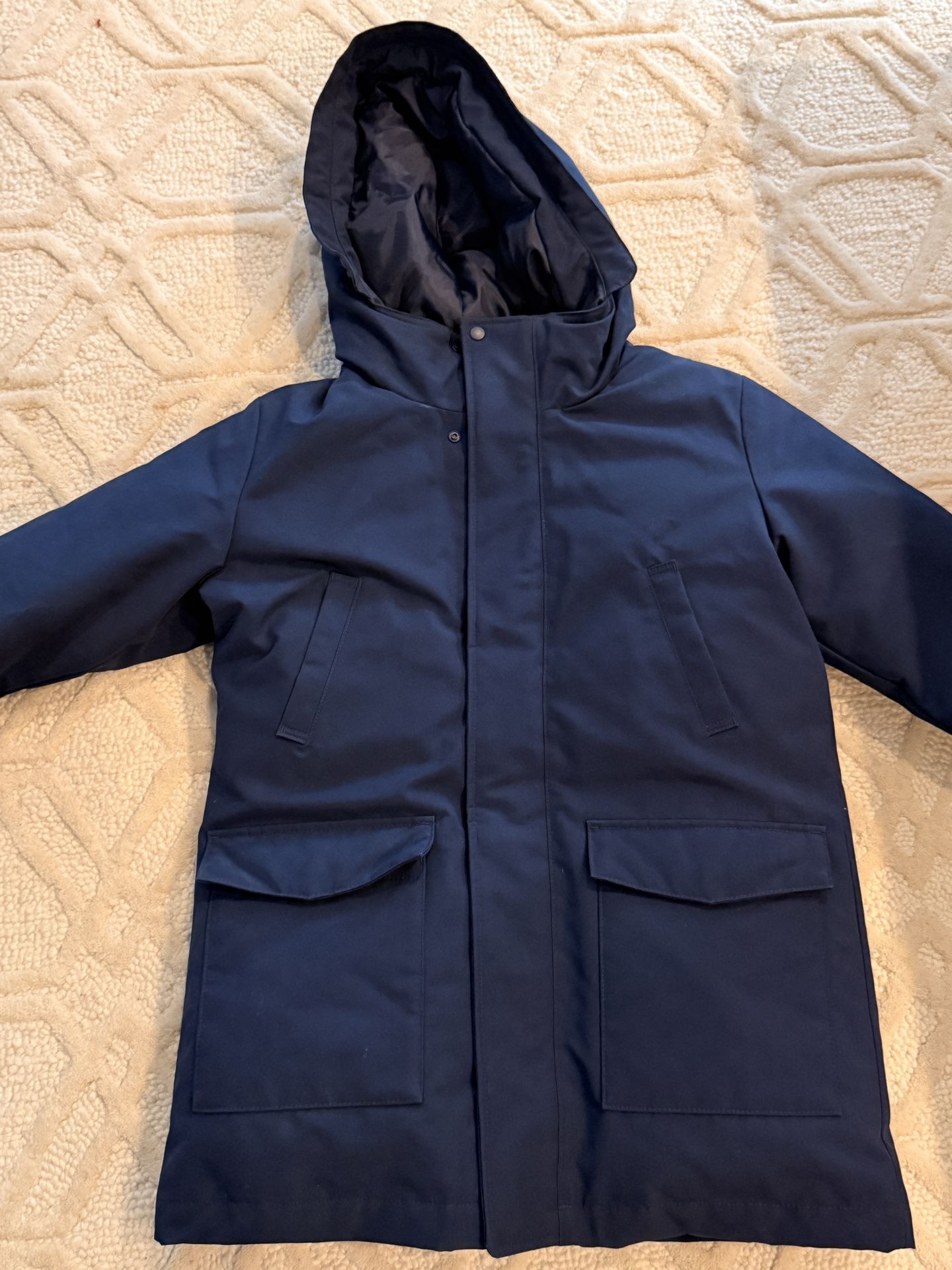 UNIQLO Blue Parka Coat 