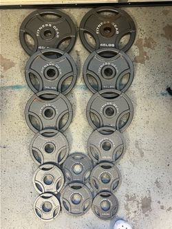 Fitness Gear Olympic Weight Plates Set