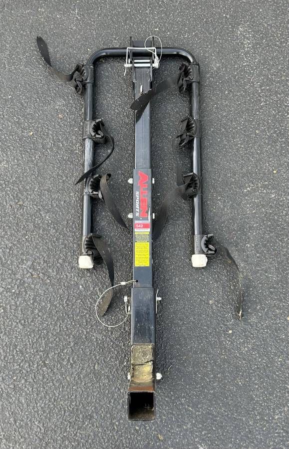 Allen Sports 4 Bicycle Hitch Mounted Bike Rack Carrier 542RR for Sale