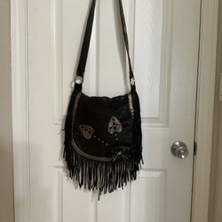 Leather Boho Fringe Purse By Jumer Dieci 