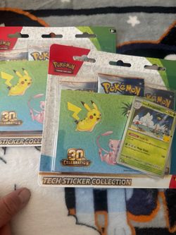 Pokémon 30th Celebration Tech Sticker Collection