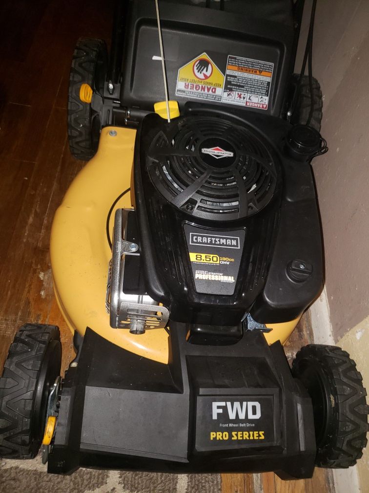 Craftsman 6.75 lawn mower front wheel drive sale