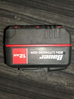 BAUER 20 V LITHIUM _ION 12AH BATTERY