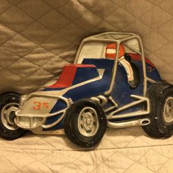 Vintage 1978 Wall Rods Inc Sprint Car Wall Hanging.