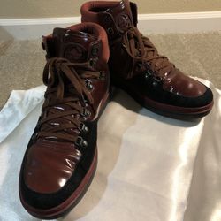 Maroon Gucci Sneakers