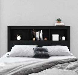 NEW Polifurniture Madison Queen Headboard Black – Sealed in Box