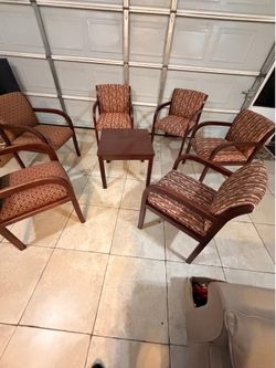 Chair and table set