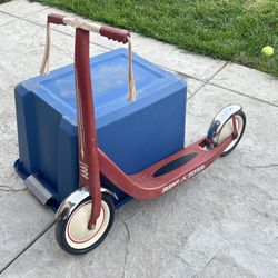 Vintage "Retro Red" Radio Flyer Kid's Scooter