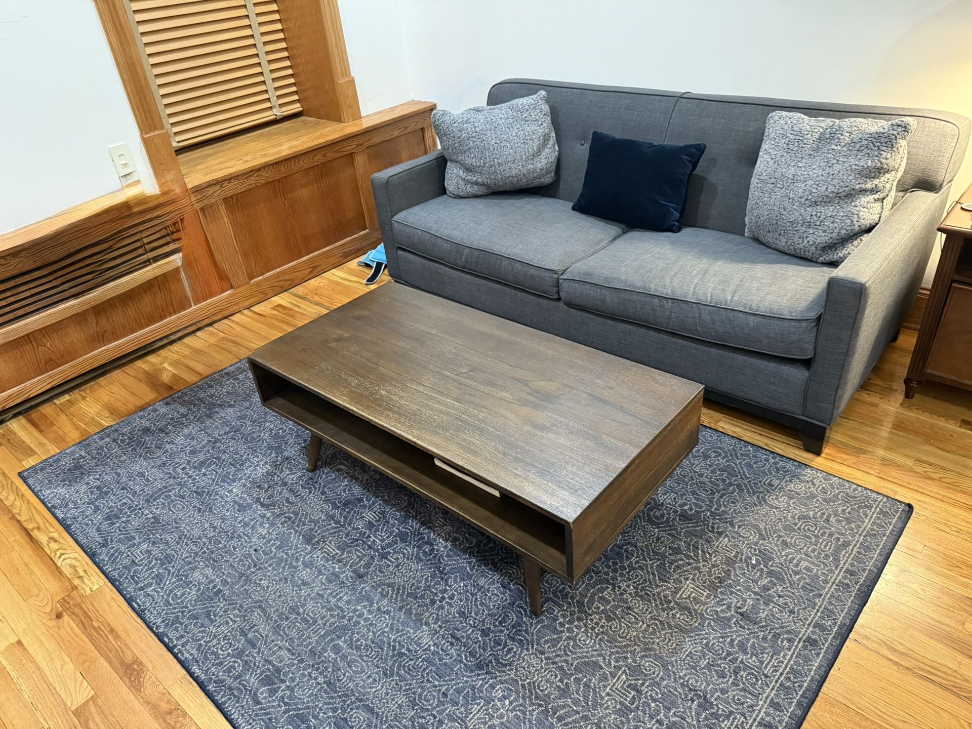Couch, Table, Rug