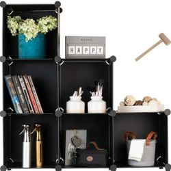 Cube Storage System – Modular DIY Plastic Closet Organizer Rack, Storage Shelves, Bookshelf, Bookcase for Bedroom, Office, Dorm Room, College, Living