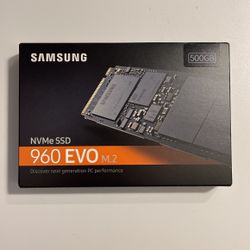 Brand New Sealed Samsung 960 EVO 500GB Solid State Drive m.2 NVMe
