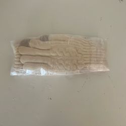 Women’s Winter Cream Color Gloves