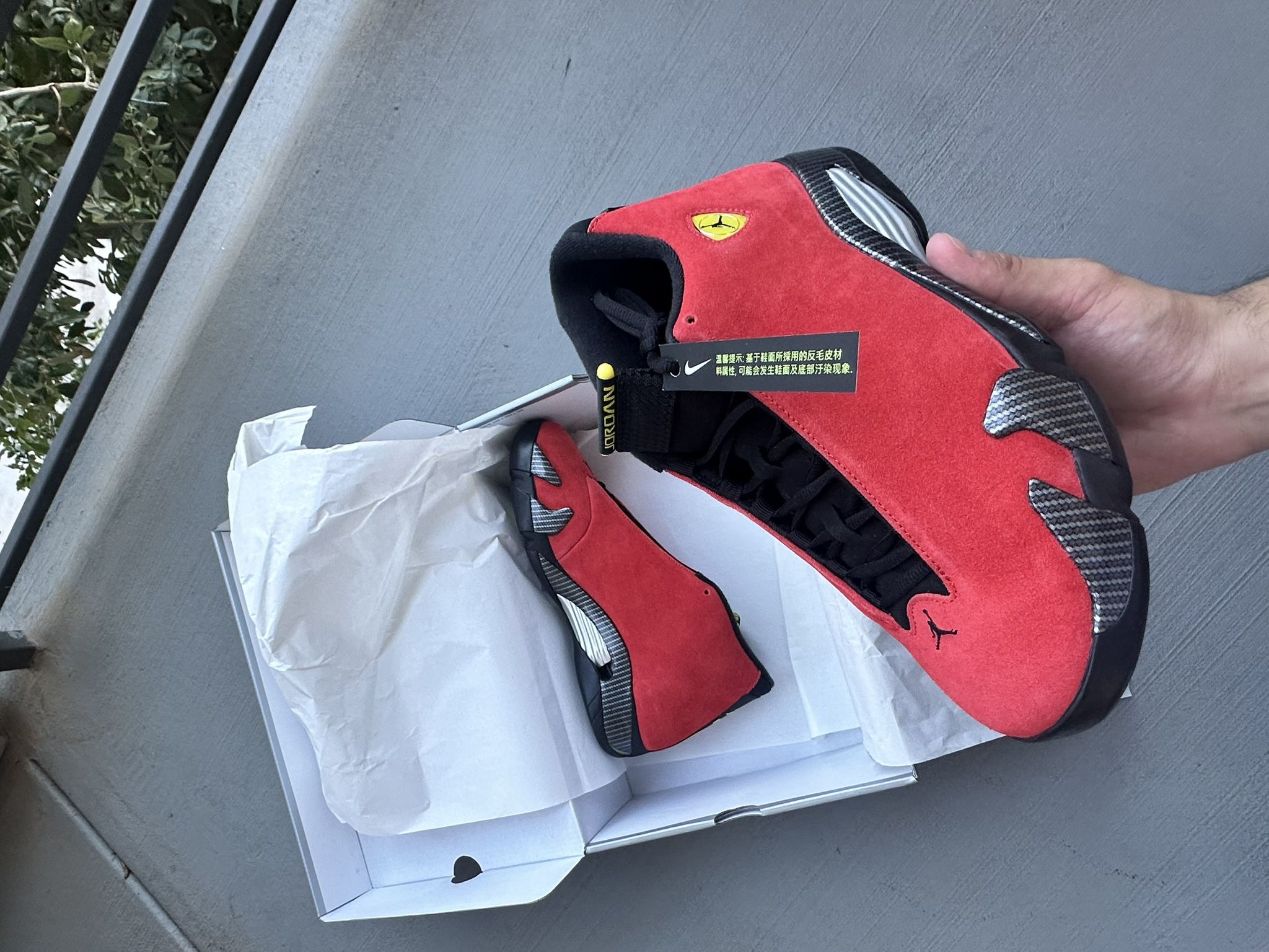 Air Jordan Retro 14 “Ferrari” Size 9.5 