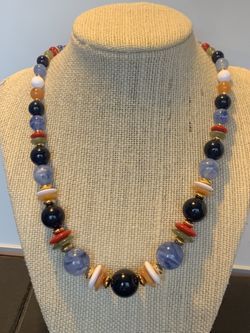 Beautiful colorful beads necklace 18” inches #21