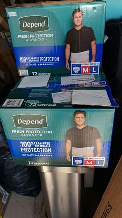 Depend underwear