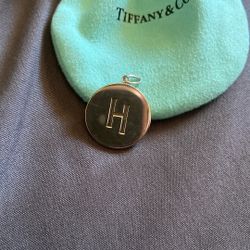 Tiffany & Co Charm Engraved With The H Initial 