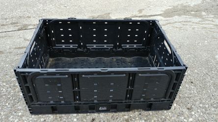 Folding crate