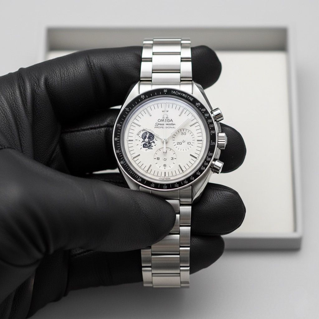 Omega Watch Speedmaster - Steel Metal Mod, Omega Watch Snoopy