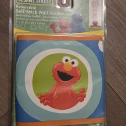 Sesame Street Removable Self Stick Wall Border