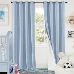 New Blackout Curtains (52"W x 90"L)