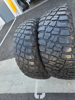 2 used tiresLt37x12.50r17 Bfgoodrich K02, DOT 2024,LR (E) $250.00 Both