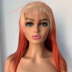 Prestigegeoushair 13×4 Transparent Unprocessed Frontal Wigs Straight Hair Brazilian Virgin Human Hair Lace Frontal Wigs For Women 