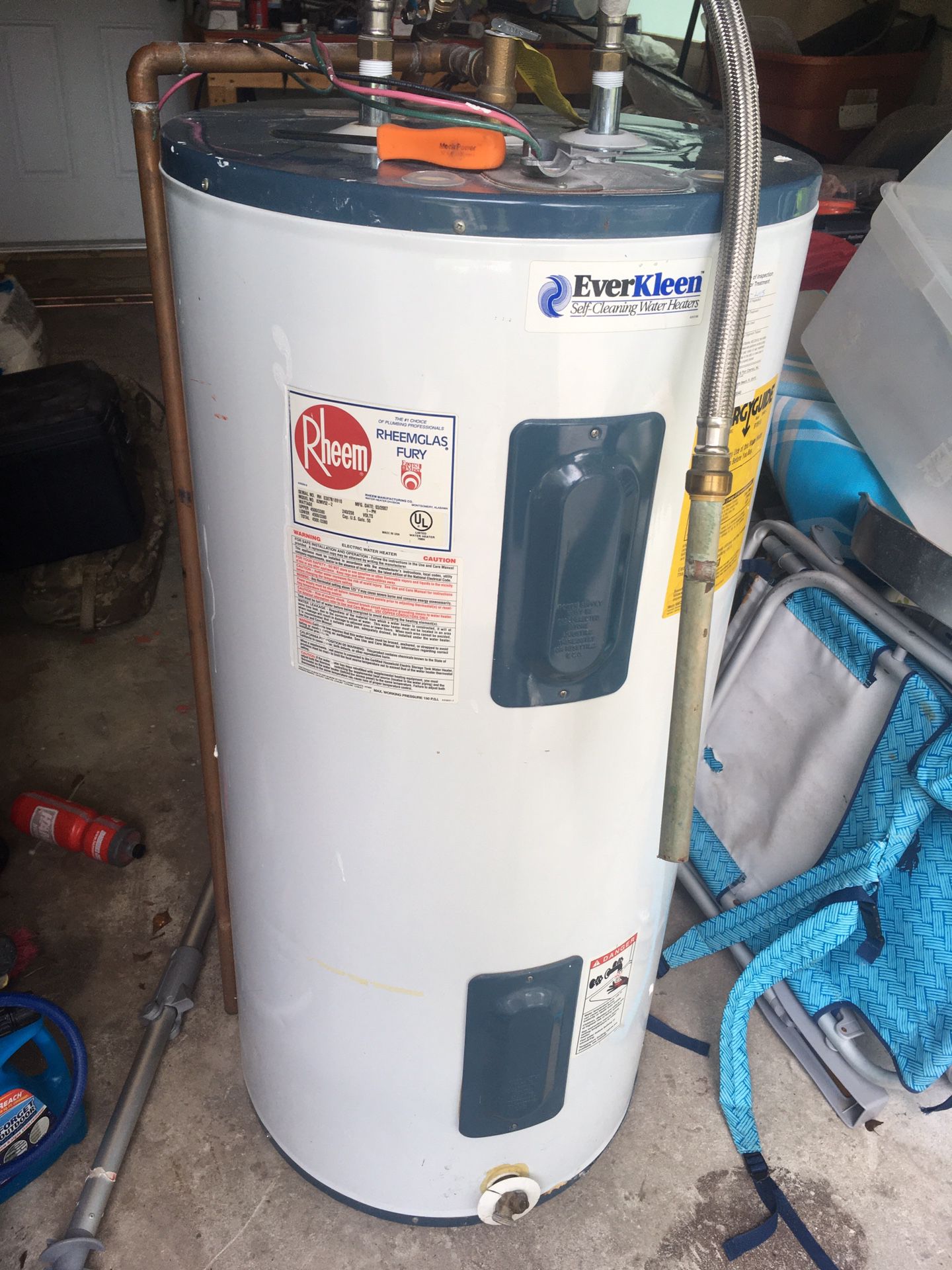 Rheem 50 gal electric water heater