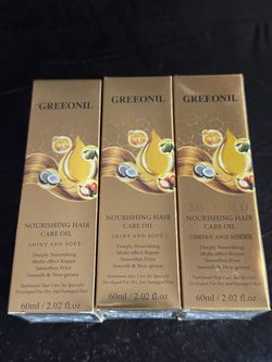 3 GREEONIL Nourishing Hair Care Oil - Gold