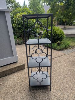 Metal shelf
