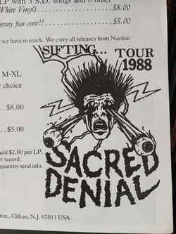 80's Hardcore Thrash Rock Record