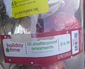 50 shatterproof ornament