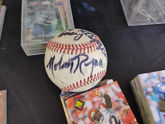 Signed Nolan Ryan Baseball Sports Memorabilia